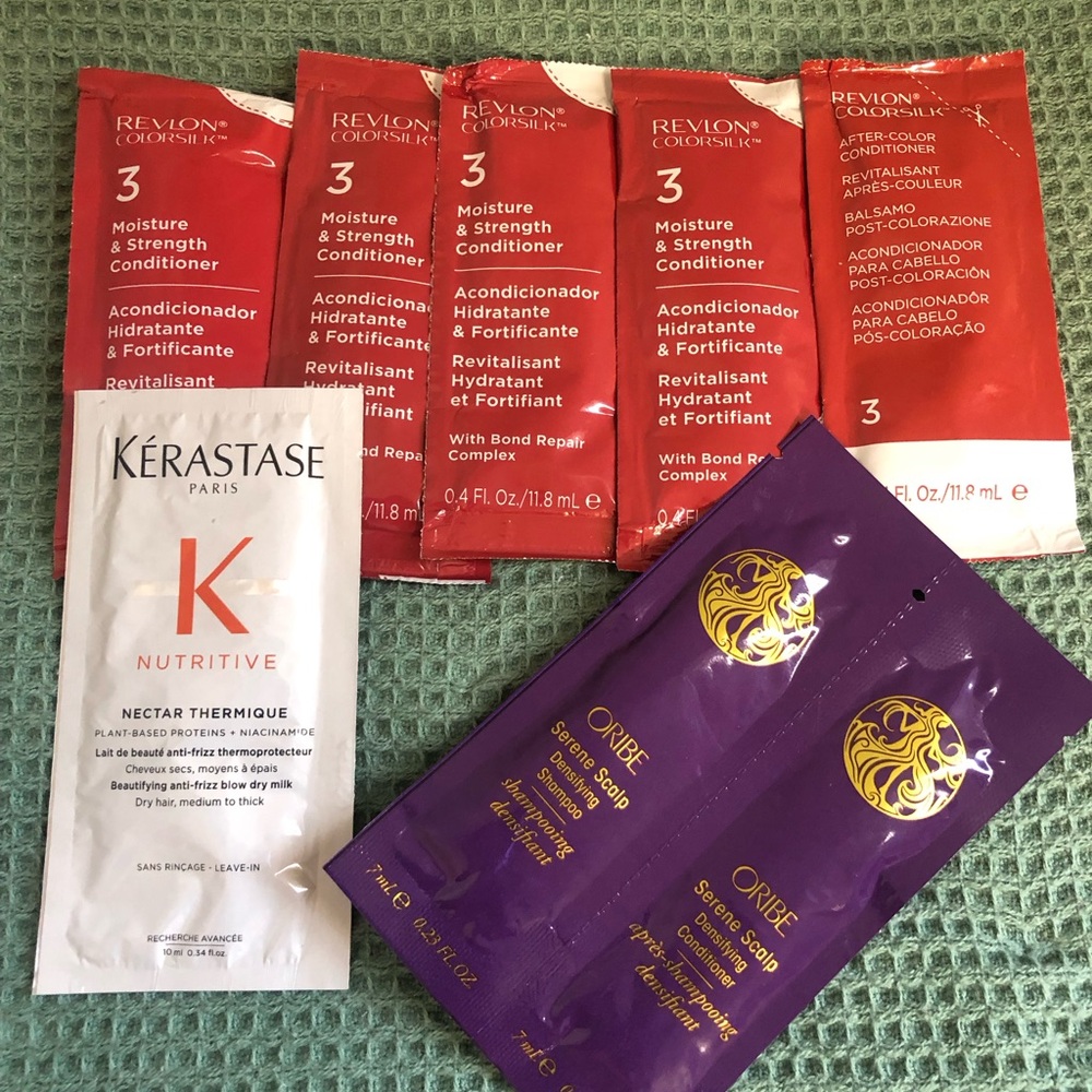 Womens Assorted Hair Care Kerastase Oribe Shampoo Revlon Conditioner Bundle of 8 - Picture 2 of 6